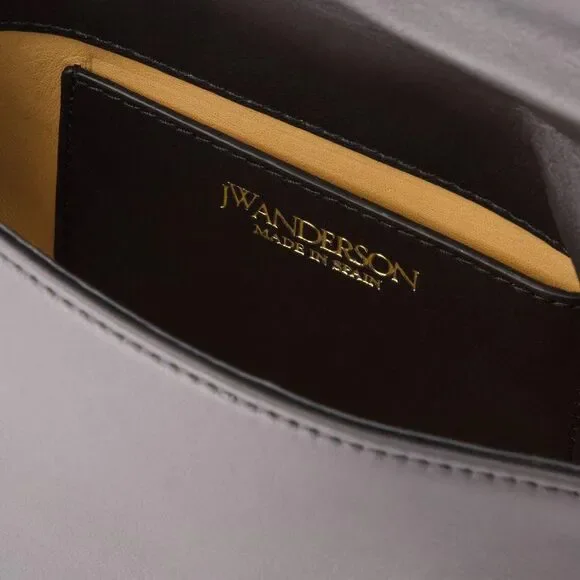 JW ANDERSON Bumper Chain Shoulder Bag Unisex BLACK Crossbody